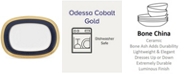 Noritake Odessa Cobalt Gold Butter/Relish Tray